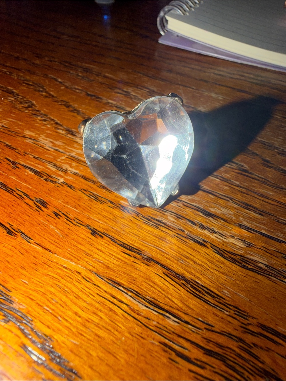 Clear Crystal Heart Accent - Home Accent Decor